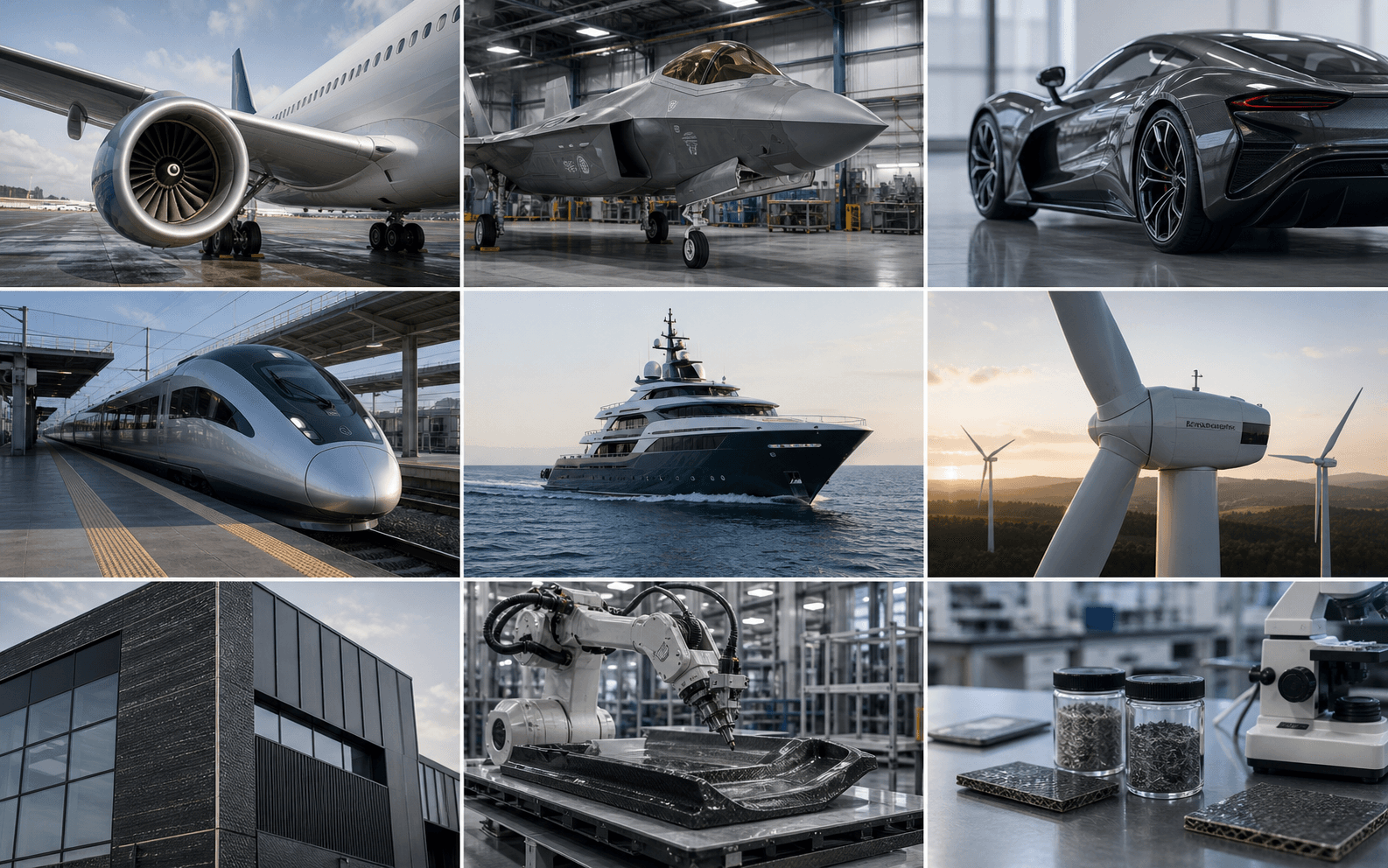 Industry applications for recovered aerospace composite materials