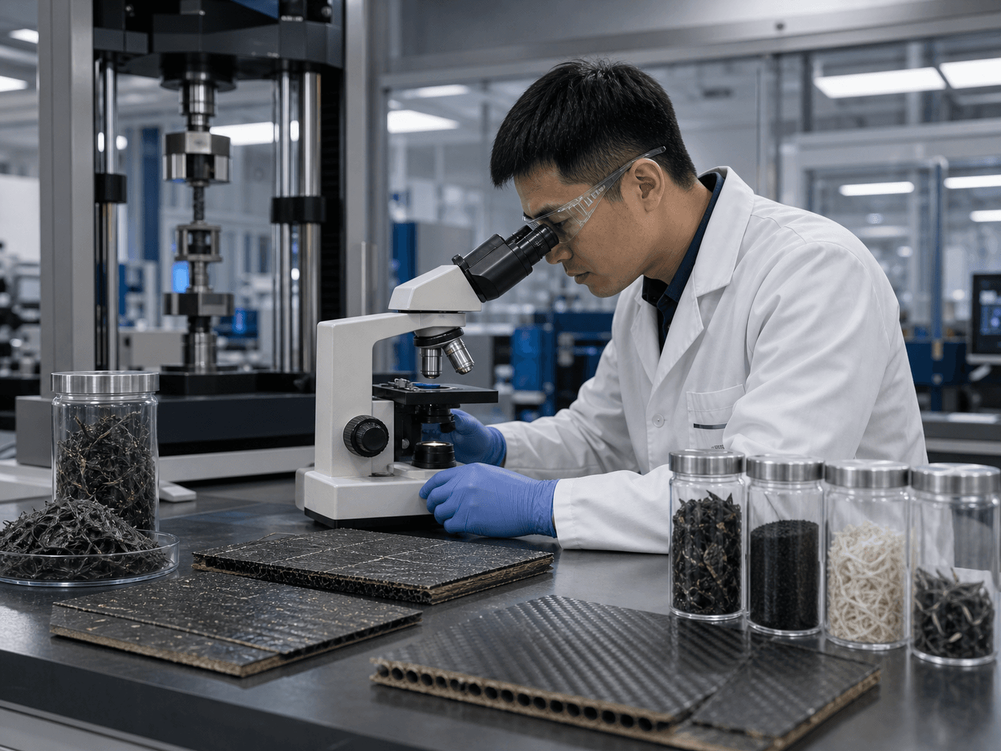Composite materials laboratory analysis supporting advanced recovery research