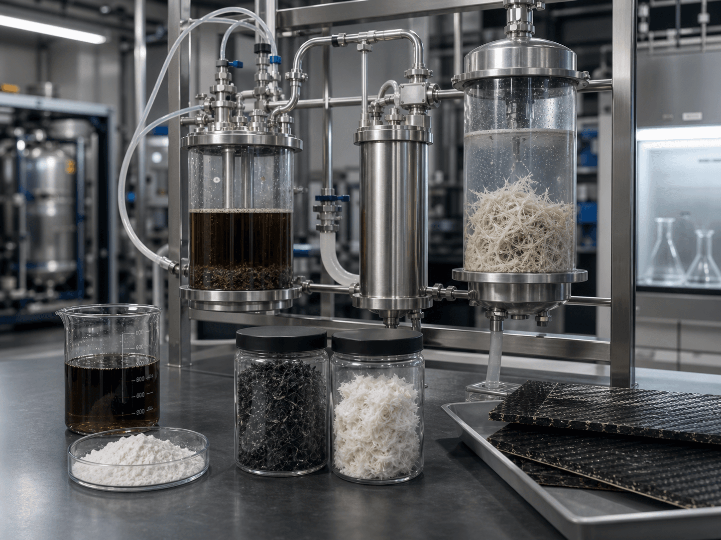 Resin separation process used for aerospace composite recovery